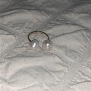 Pearl Ring- one size! fab fit fun